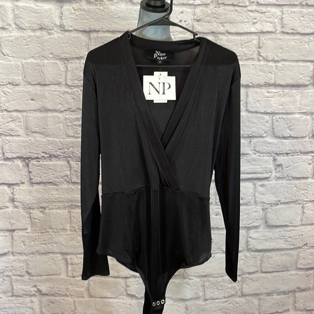 NWT Nina Parker poly/spandex bodysuit